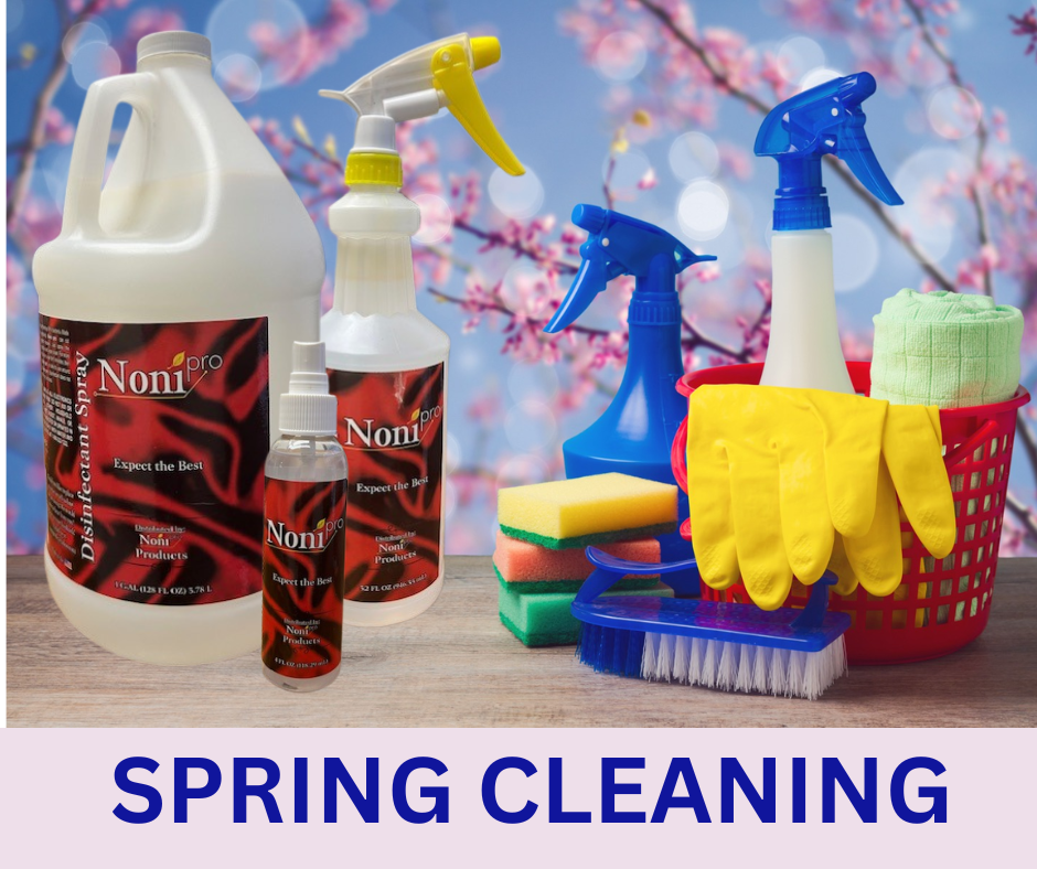 Sparkle Into Spring — 5 Genius Spring Cleaning Hacks with Noni Pro DisinfectantSolution