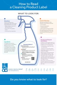 How to Read and Understand Cleaning Product Labels